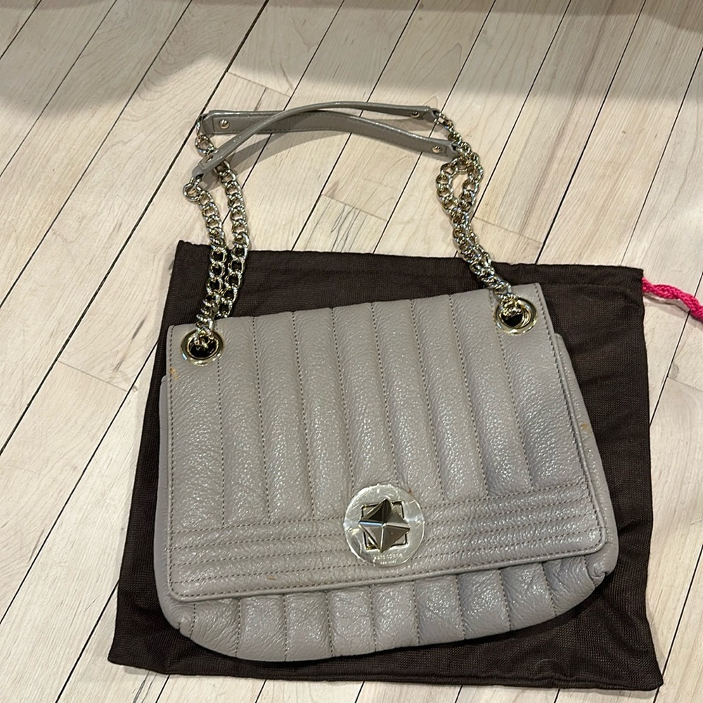 Kate Spade leather quilted shoulder bag